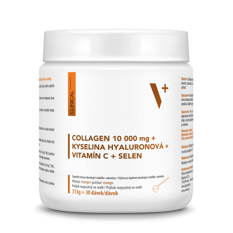 Clinical Collagen+k.Hyal.+vit.C+sel.mango30x10.45g