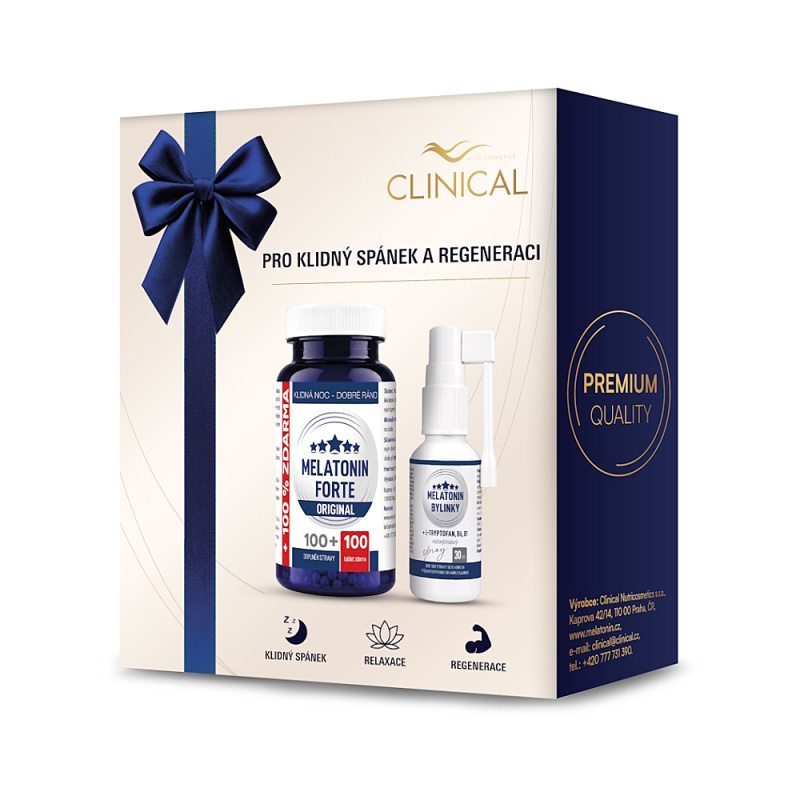 Melatonin Forte Original + Melatonin spray 1+1