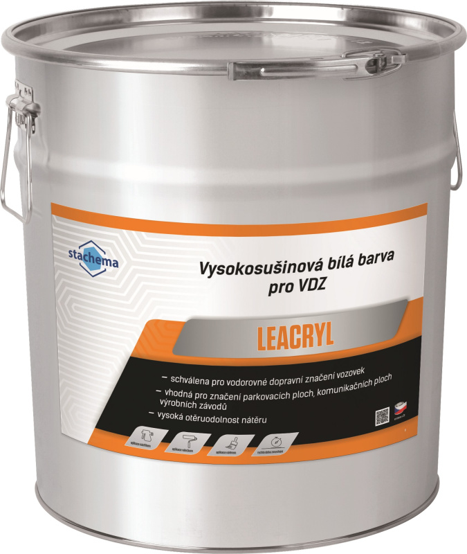 Barva na vodorovné značení Stachema Leacryl bílá 5 kg