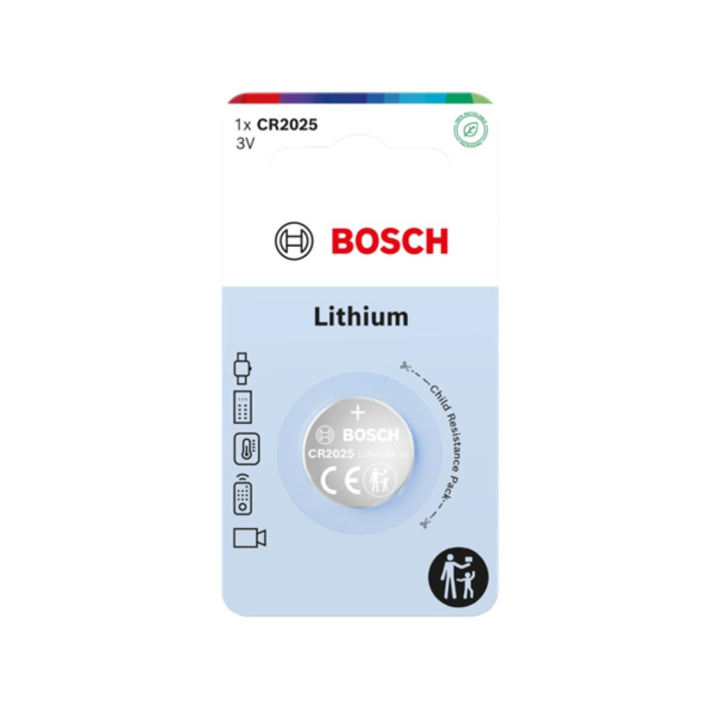 Bosch Lithium Coin CR2025 baterie 1 ks