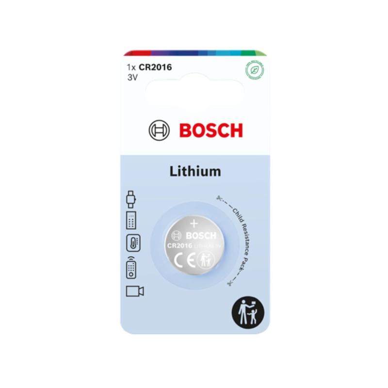 Bosch Lithium Coin CR2016 baterie 1 ks