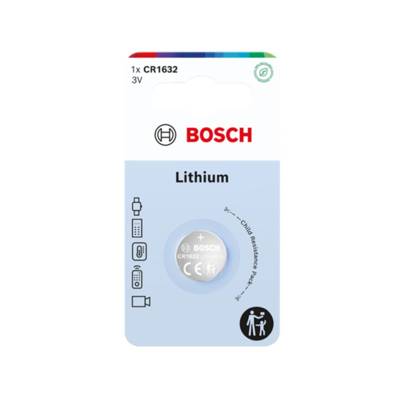 BOSCH Lithium CR1632B1-00 Baterie CR1632, 1 ks