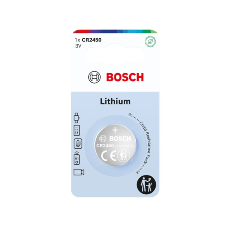 Bosch Lithium Coin CR2450 baterie 1 ks