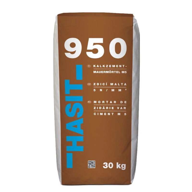 HASIT 950 Zdicí malta 5 N/mm2, zrnitost 0-4 mm, 30 kg