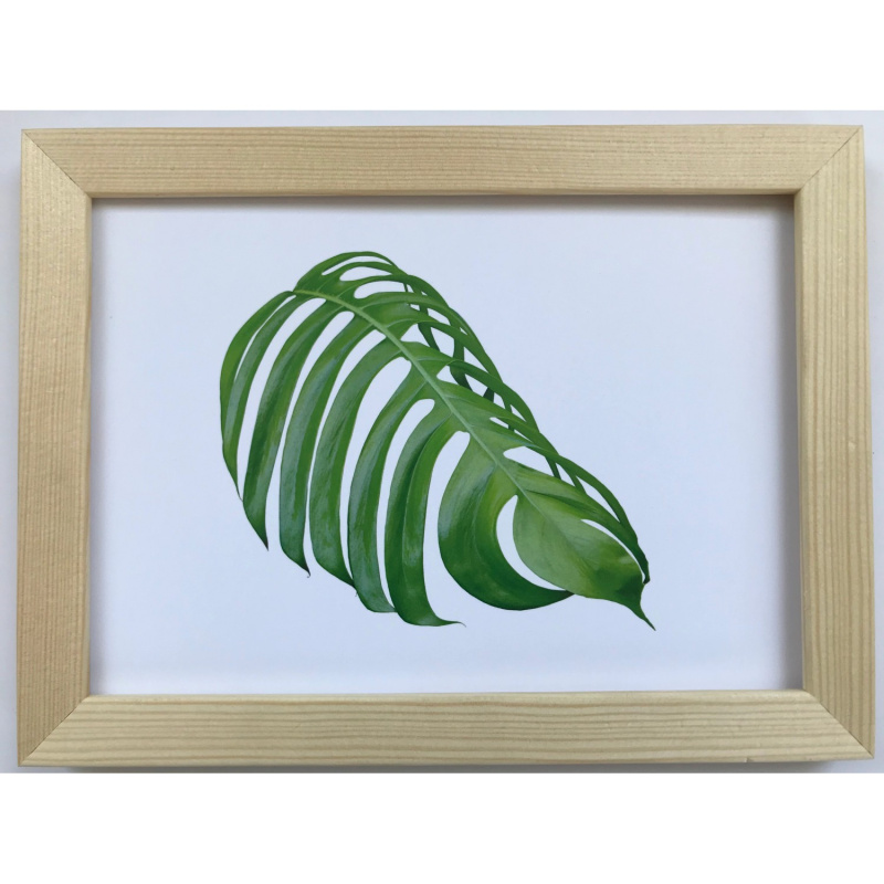 Bondecor Fotorám dřevěný hladký přírodní 18 x 24 cm