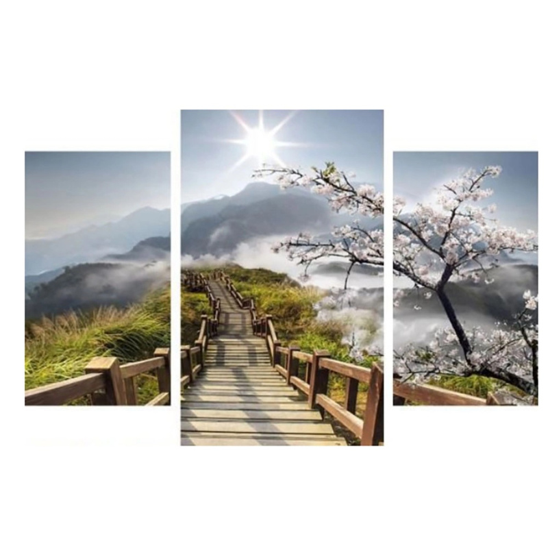 Bondecor 3dílná sada obrazů Scenerie 50 x 70 cm