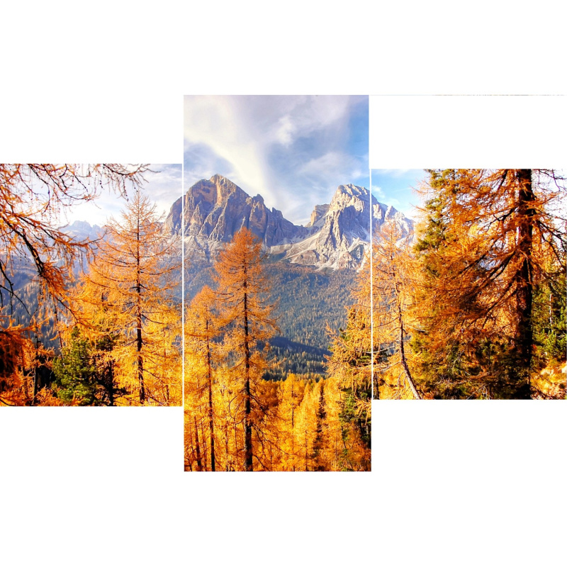 Bondecor 3dílná sada obrazů Scenerie 30 x 42 cm