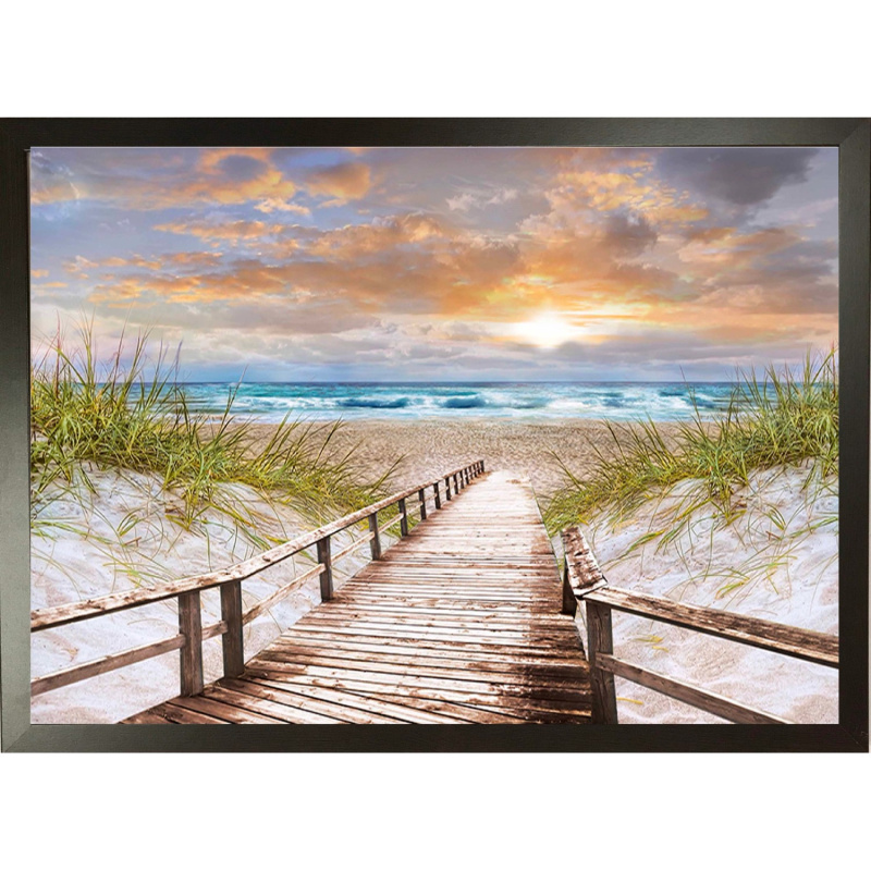 Bondecor Zarámovaný obraz Scenerie 50 x 70 cm