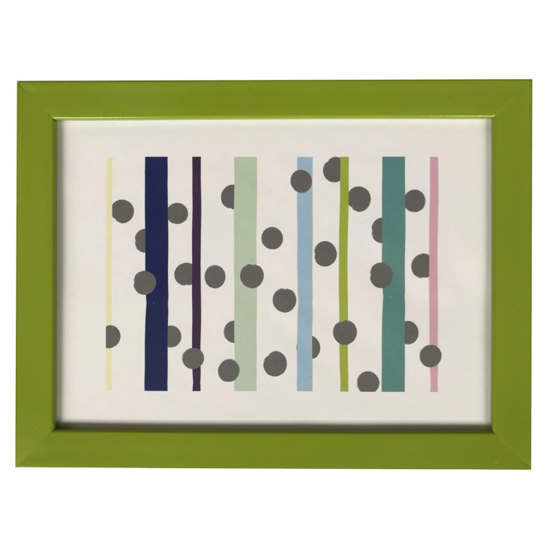 Bondecor Fotorámeček plastový, lišta 16/11 mm, zelený, 13 x 18 cm