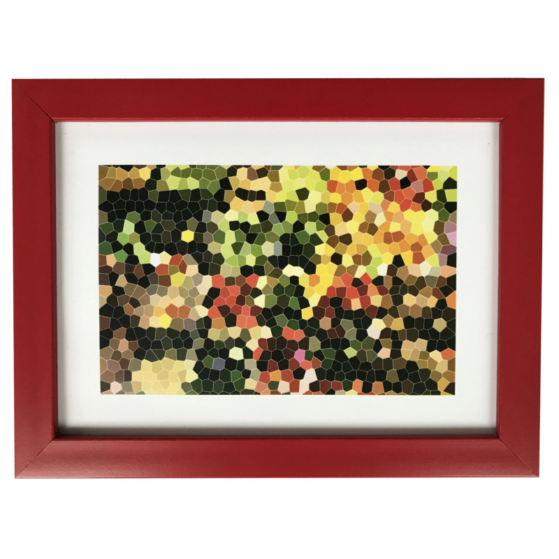 Bondecor Fotorámeček plastový, lišta 16/11 mm, červený, 30 x 40 cm