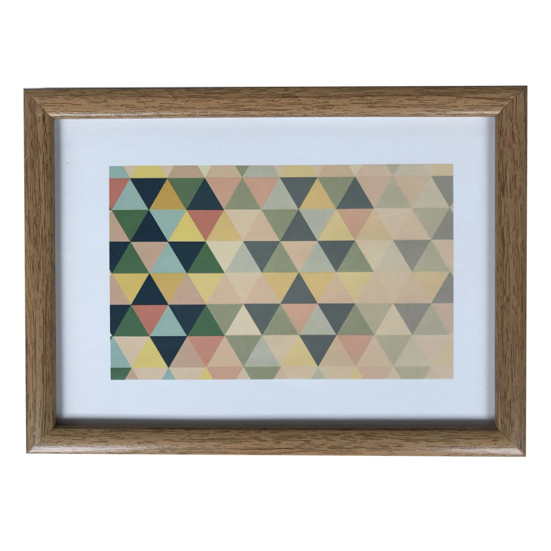 Bondecor Fotorámeček plastový, lišta 16/11 mm, dřevo, 40 x 50 cm