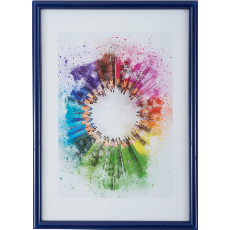 Bondecor Fotorámeček plastový FAST modrý 21 x 30 cm