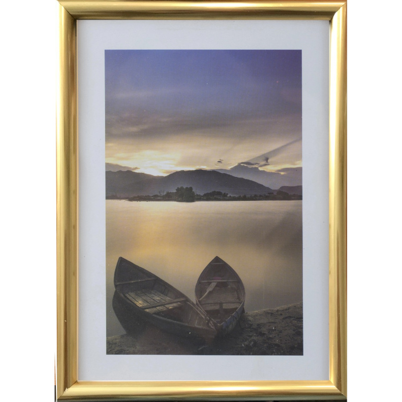 Bondecor Fotorámeček plastový FAST zlatý 24 x 30 cm