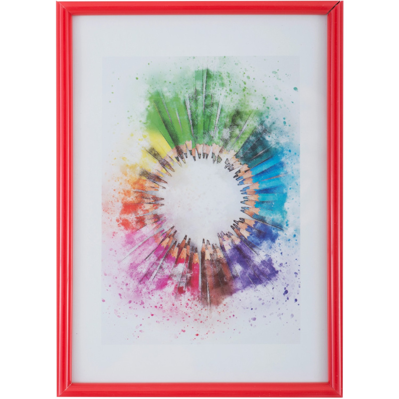 Bondecor Fotorámeček plastový FAST červený 24 x 30 cm