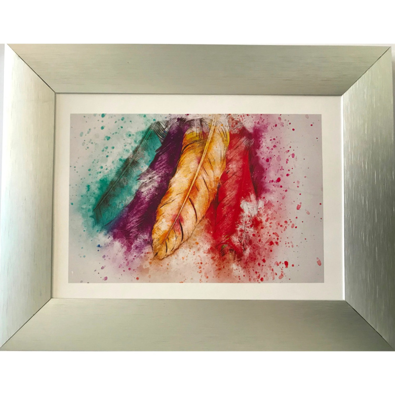 Bondecor Hliníkový fotorám, lišta šířka 30 mm, stříbrný, 50 x 70 cm