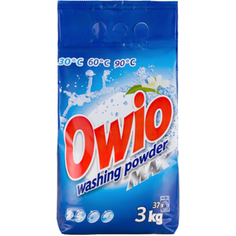 Owio Blue univerzální prací prášek (3 kg)