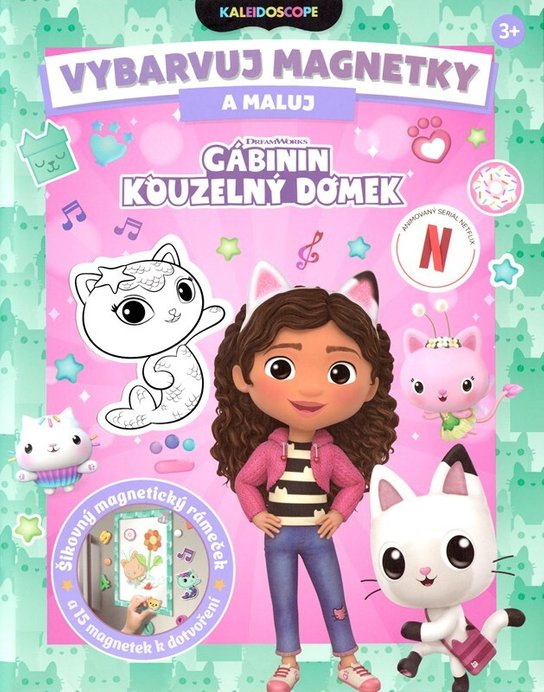 Vybarvuj magnety Gábinin kouzelný domek -