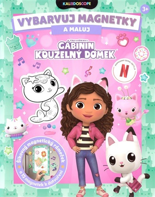 Vybarvuj magnety Gábinin kouzelný domek -