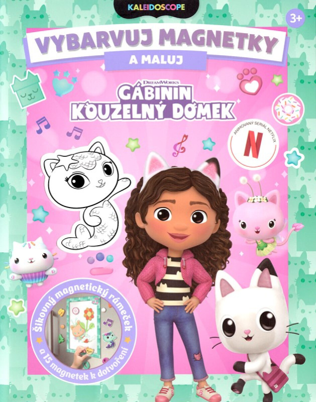 Vybarvuj magnety Gábinin kouzelný domek -