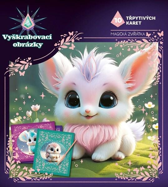 Vyškrabovací obrázky Magická zvířátka -