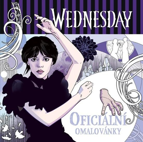 Wednesday: Oficiální omalovánky - Mike Meskin - kniha z kategorie Omalovánky