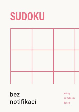 Sudoku bez notifikací (červená) | Kolektiv