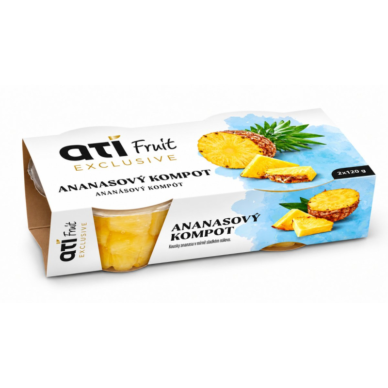 Ati Fruit Exclusive Ananasový kompot 2pack