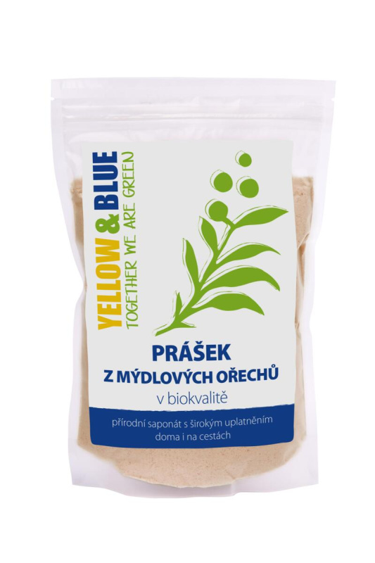 Tierra Verde – Prášek z mýdlových ořechů (Yellow & Blue), 100 g