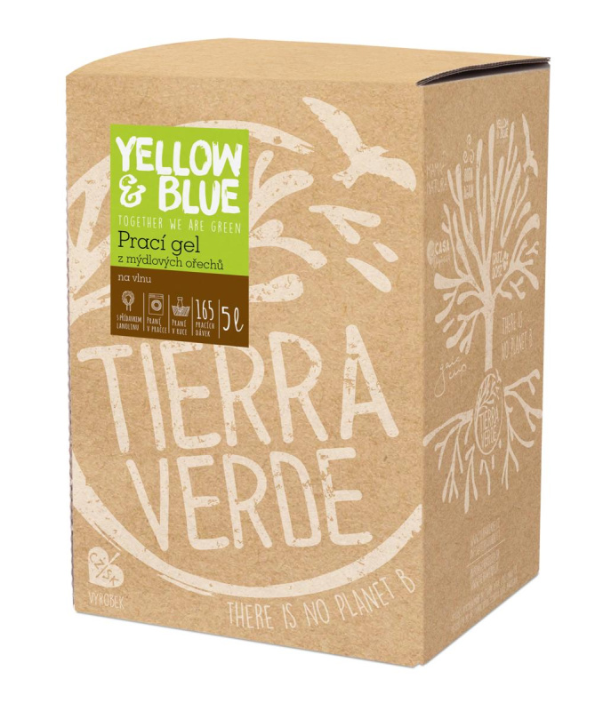 Tierra Verde – Prací gel vlna (Yellow & Blue), 5 l