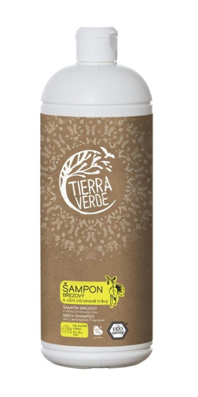 Tierra Verde – Šampon březový s vůní citronové trávy 1 l