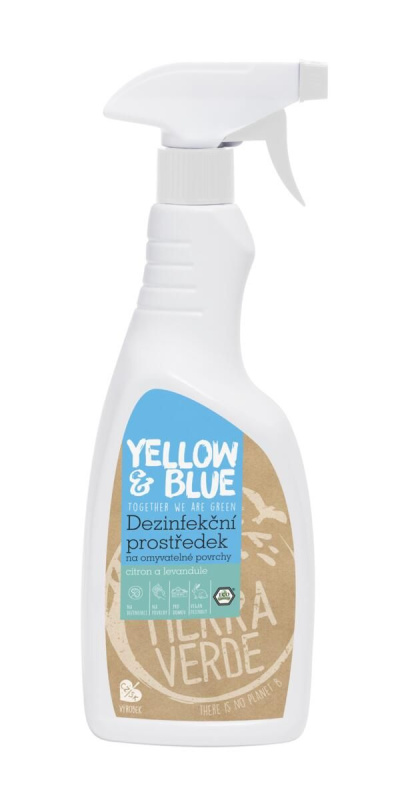 Tierra Verde – Dezinfekční prostředek na omyvatelné povrchy citron a levandule 750 ml