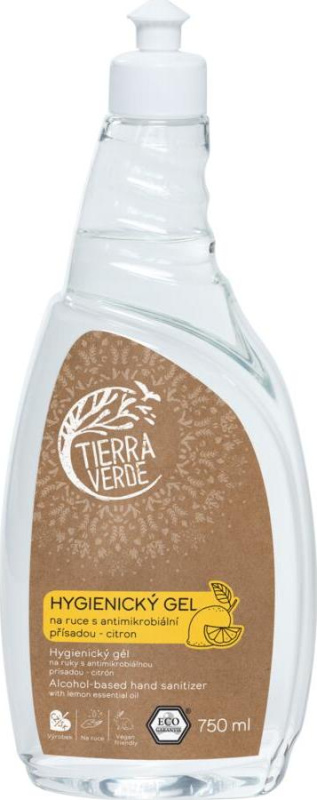 Tierra Verde – Hygienický gel na ruce citron 750 ml