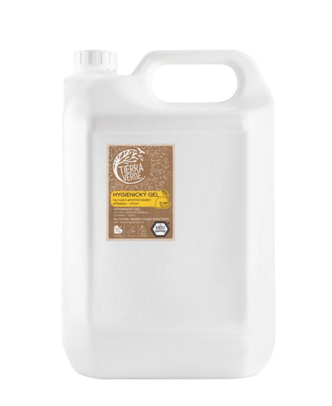 Tierra Verde – Hygienický gel na ruce citron 5 l