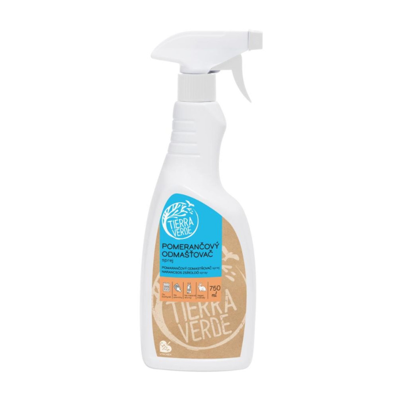 Tierra Verde – Pomerančový odmašťovač – sprej 750 ml