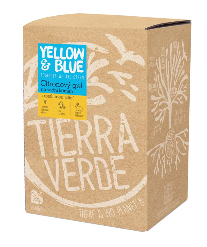 Tierra Verde – Citronový gel na vodní kámen (Yellow & Blue), 5 l