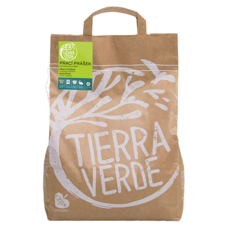Tierra Verde – Prací prášek na barevné prádlo (Yellow & Blue), 5 kg