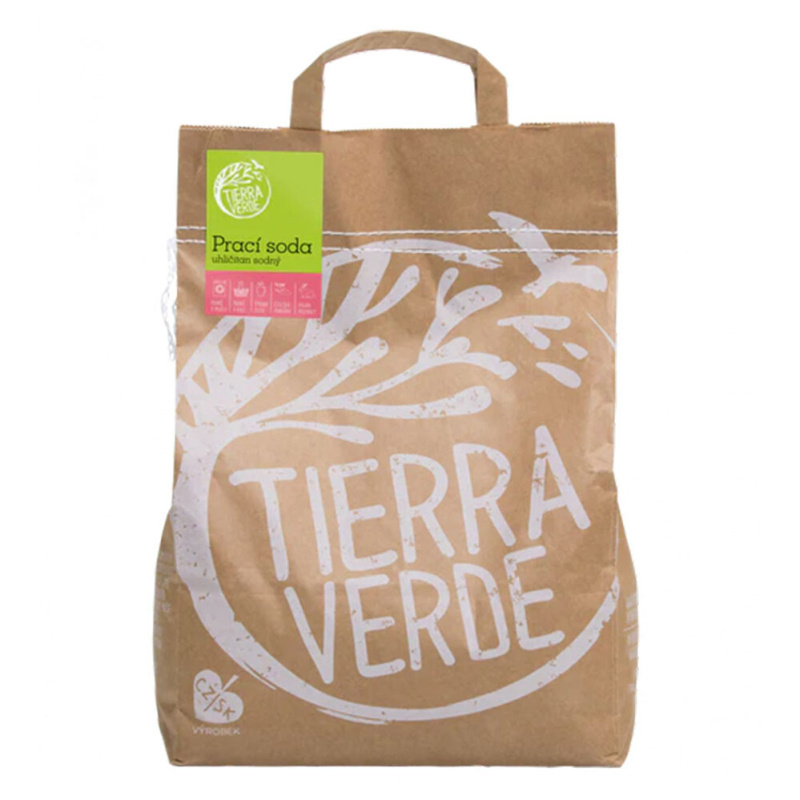 Prací soda - těžká soda, uhličitan sodný (papírový pytel) Tierra Verde 5kg