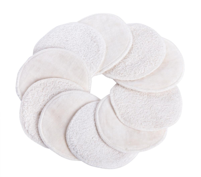 Tierra Verde – Tampon kosmetický samet – velký (9 cm) s froté stranou – bezobal 20 ks