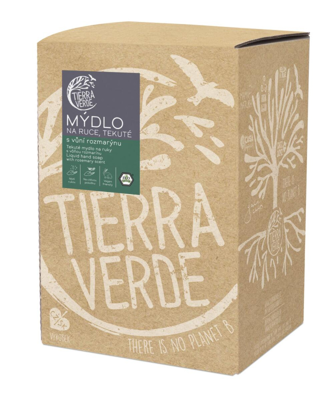 Tierra Verde – Tekuté mýdlo na ruce – rozmarýn, 5 l