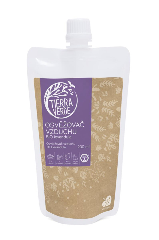 Tierra Verde – Osvěžovač vzduchu – BIO Levandule, 200 ml