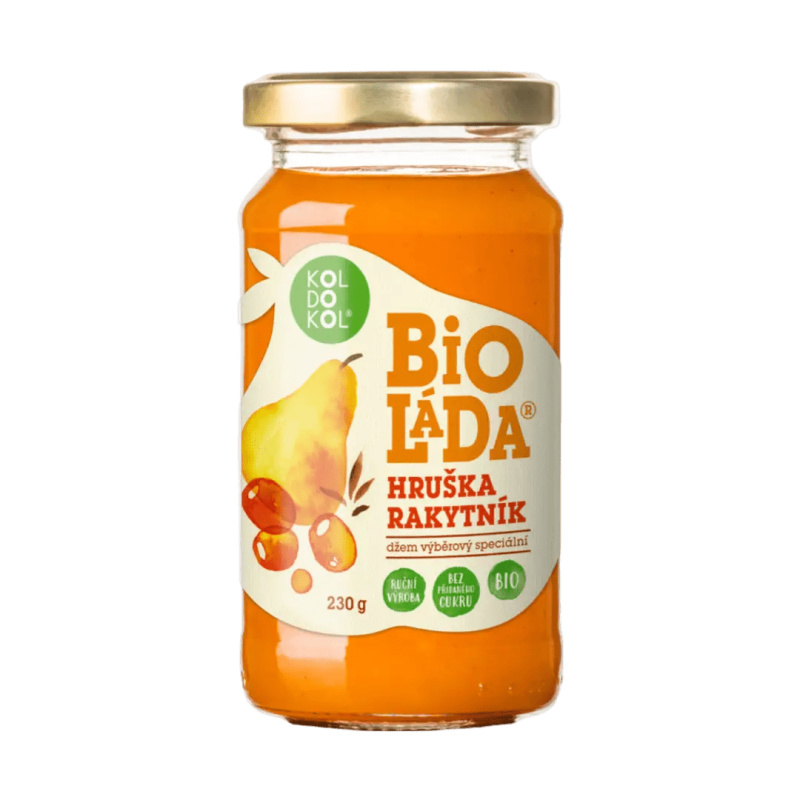 Bioláda rakytník a hruška 230g bio