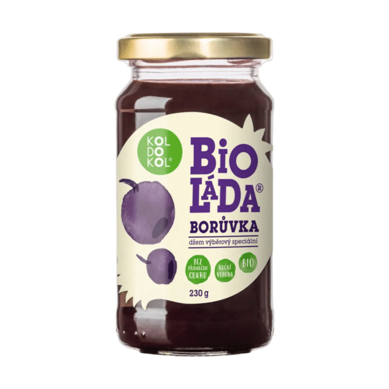 Bioláda borůvka 230g bio