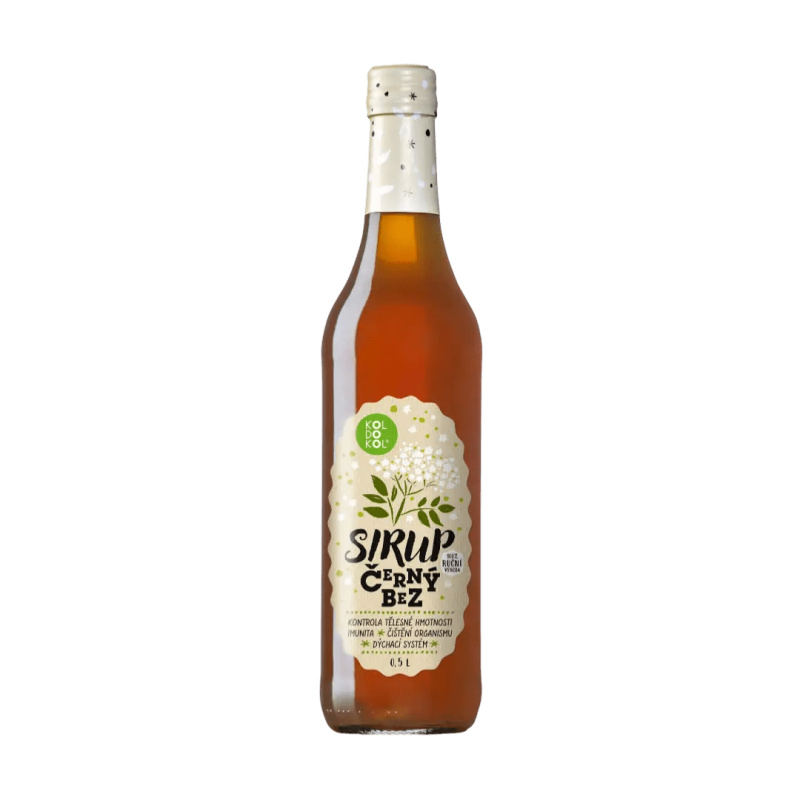 Černý bez sirup 500 ml