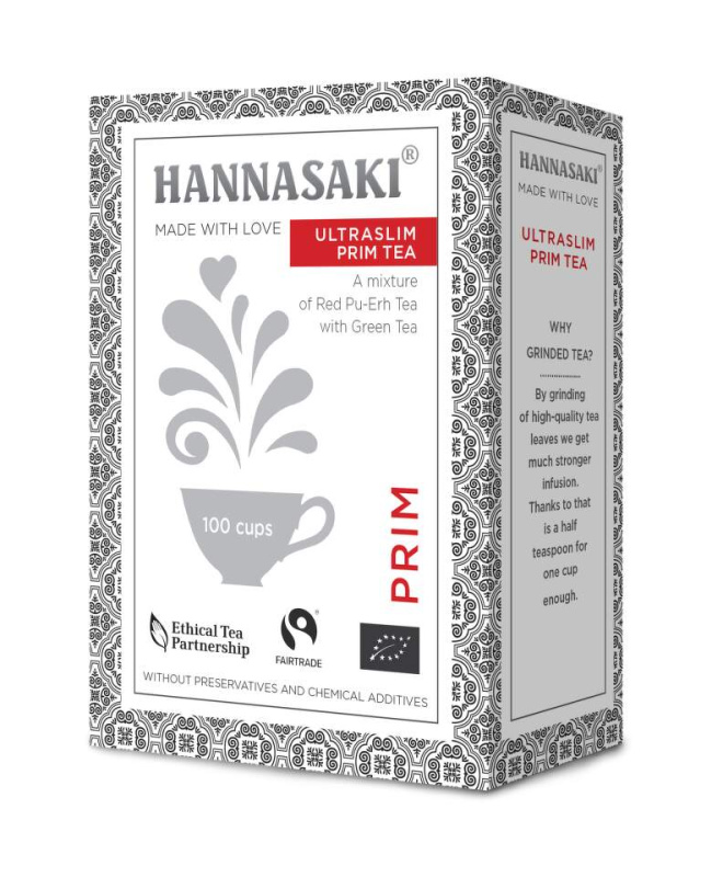 Hannasaki Ultraslim Prim Tea BIO sypaný čaj 50 g