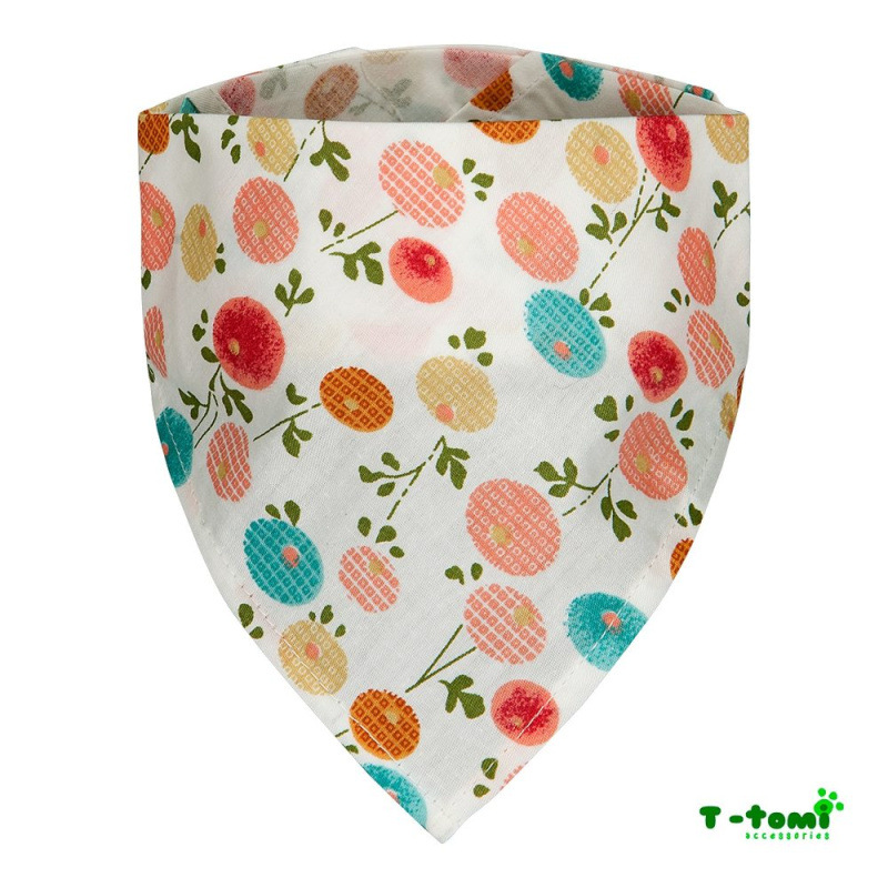 T-TOMI Dětský šátek, flowers / květiny