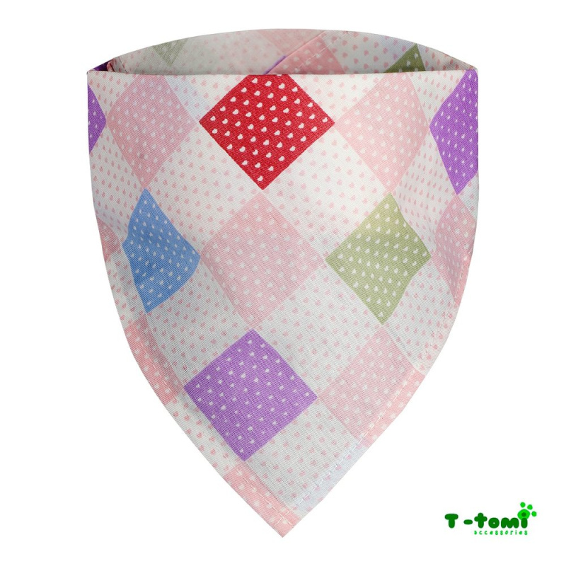 T-TOMI Dětský šátek, squares / čtverce