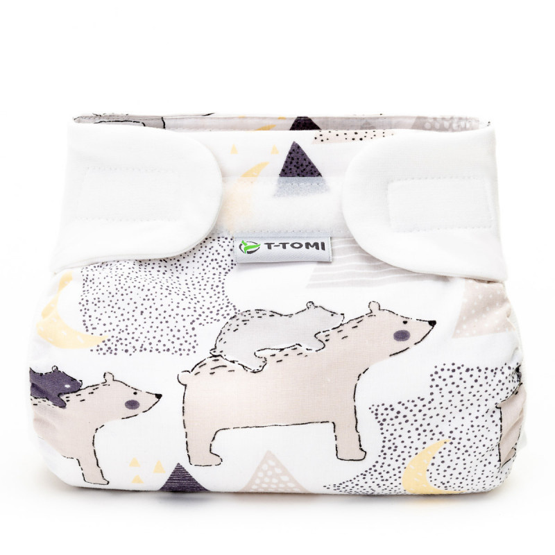 T-TOMI Ortopedické abdukční kalhotky - suchý zip, bears (5-9kg)