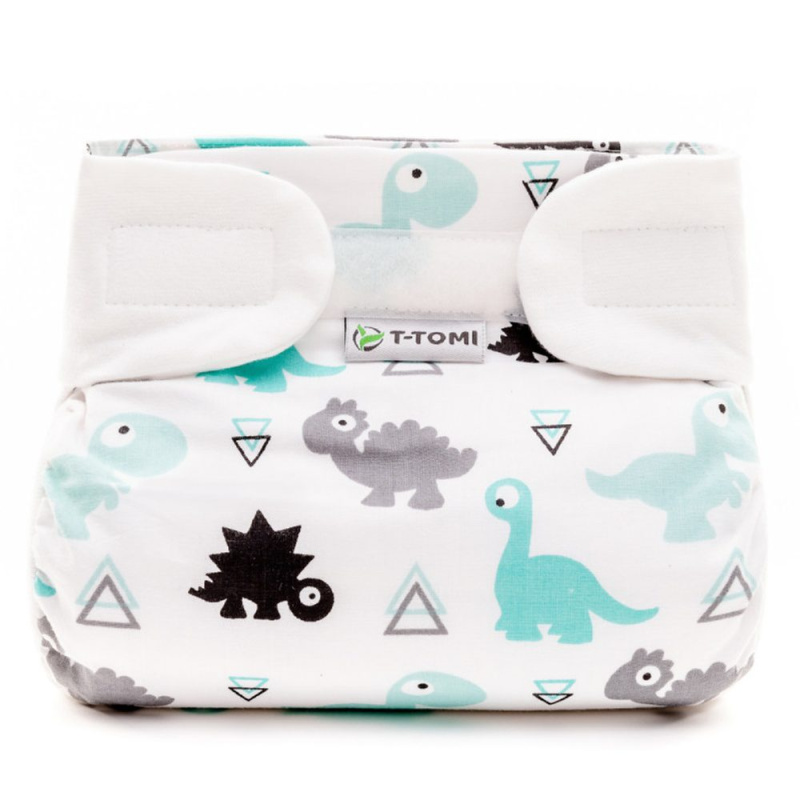 T-TOMI Ortopedické abdukční kalhotky - suchý zip, dinos (3-6kg)
