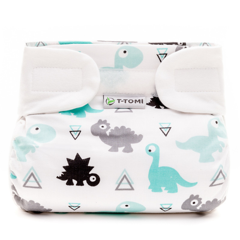 T-TOMI Ortopedické abdukční kalhotky - suchý zip, dinos (3-6kg)