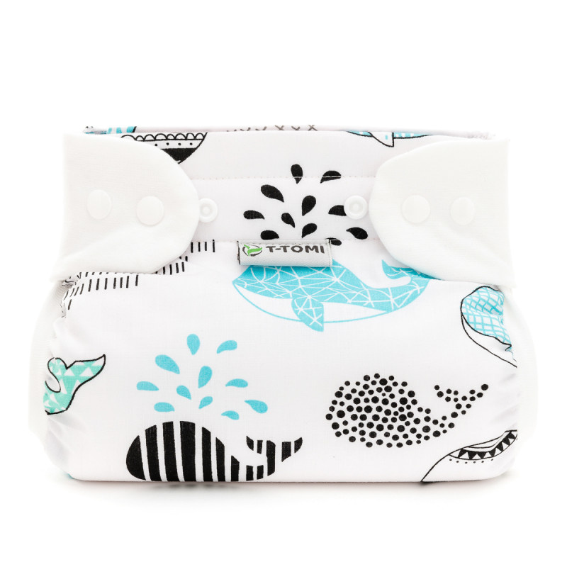 T-TOMI Ortopedické abdukční kalhotky - patentky, whales (3-6kg)